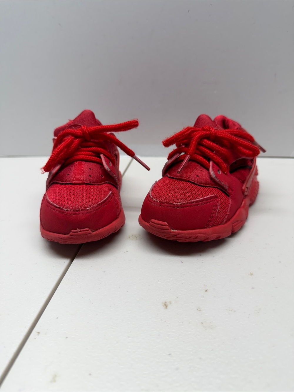 Nike Huarache Run University Red Running Shoes Toddler. Size 5.5